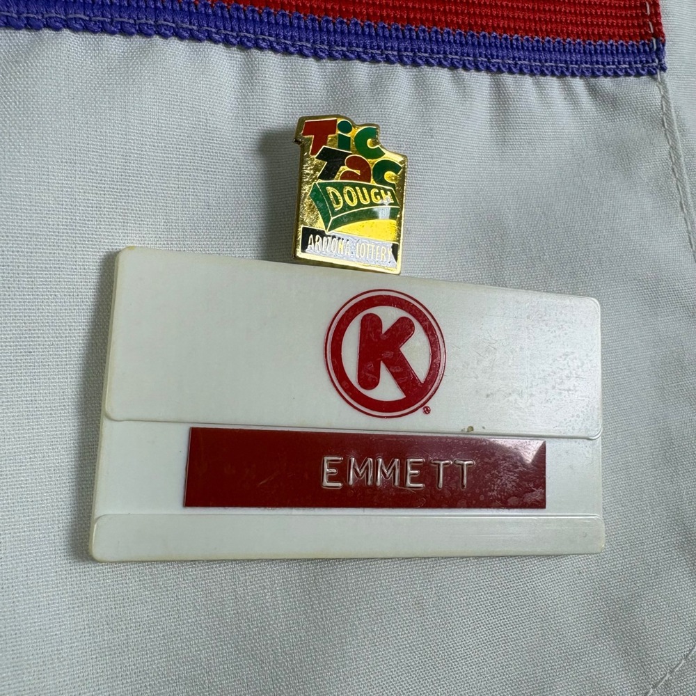 Vintage Circle K Uniform Shirt Gas Station Attendant Halloween Costume Large - Picture 4 of 9
